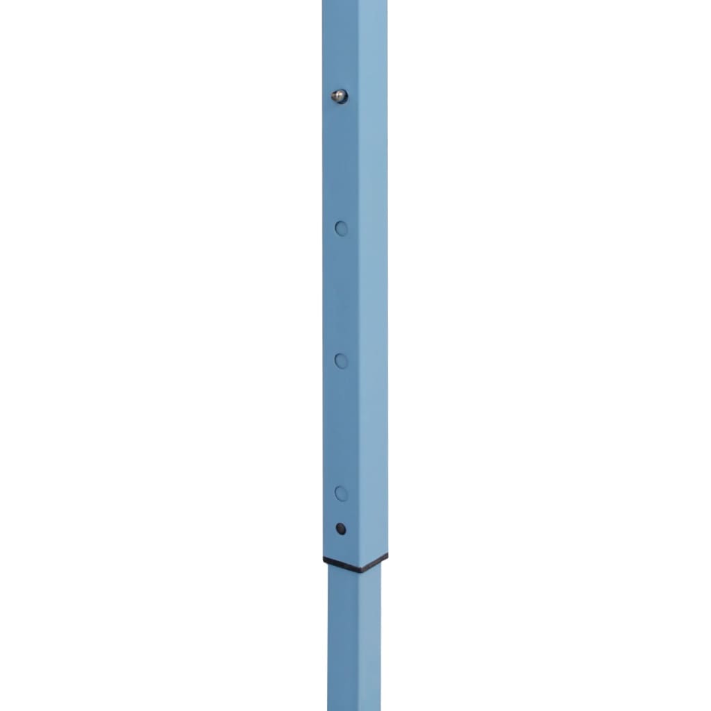 vidaXL foldbart festtelt med 4 sidevægge 3x4 m stål blå