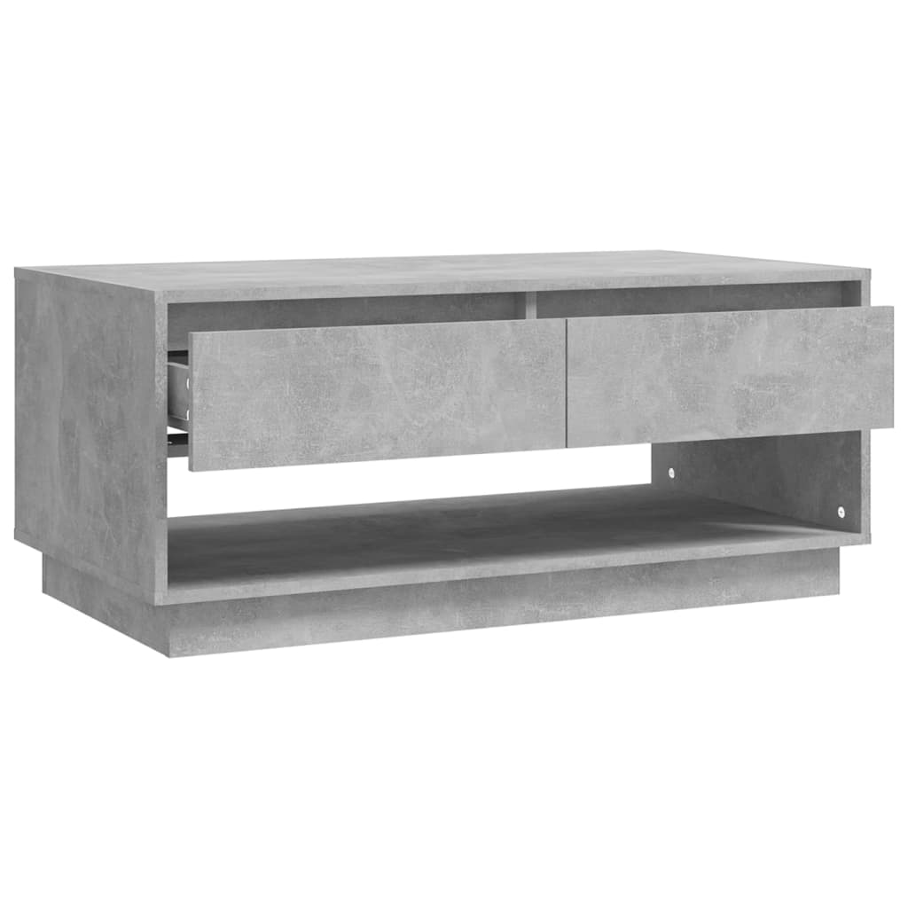 vidaXL sofabord 102,5x55x44 cm konstrueret træ betongrå