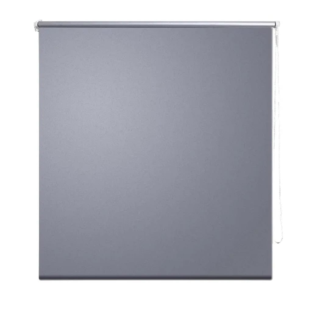 Mørklægningsrullegardin 120 x 230 cm grå