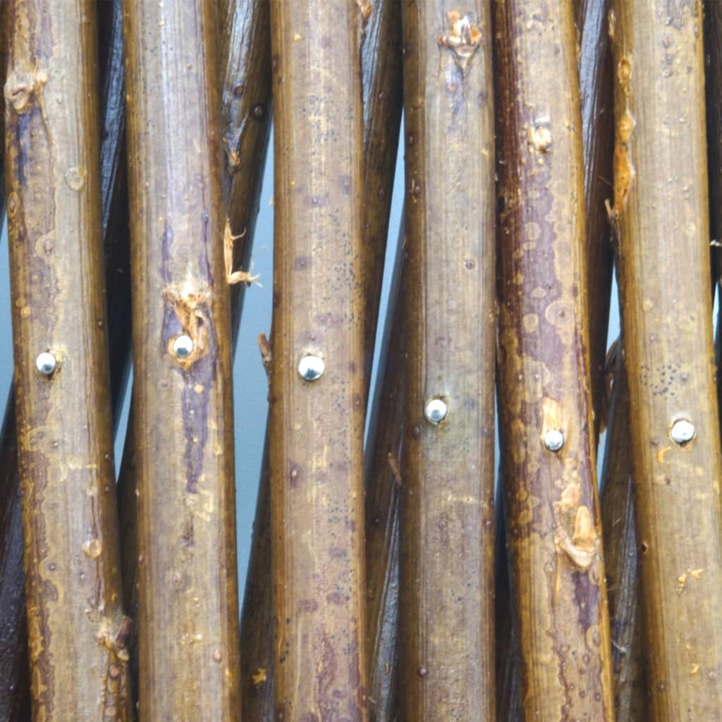 Nature espalier 30x180 cm naturligt piletræ brun