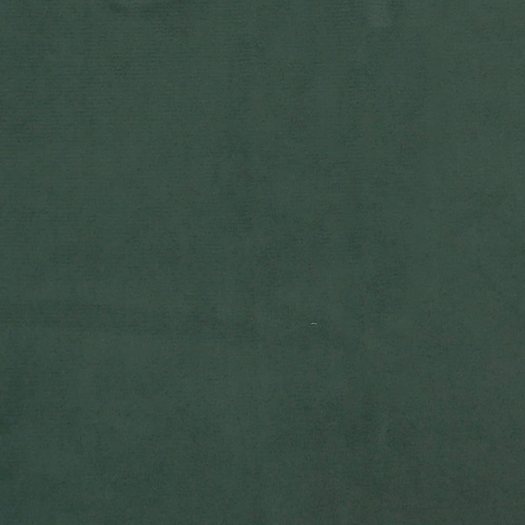 vidaXL sengegavle 4 stk. 72x5x78/88 cm fløjl mørkegrøn