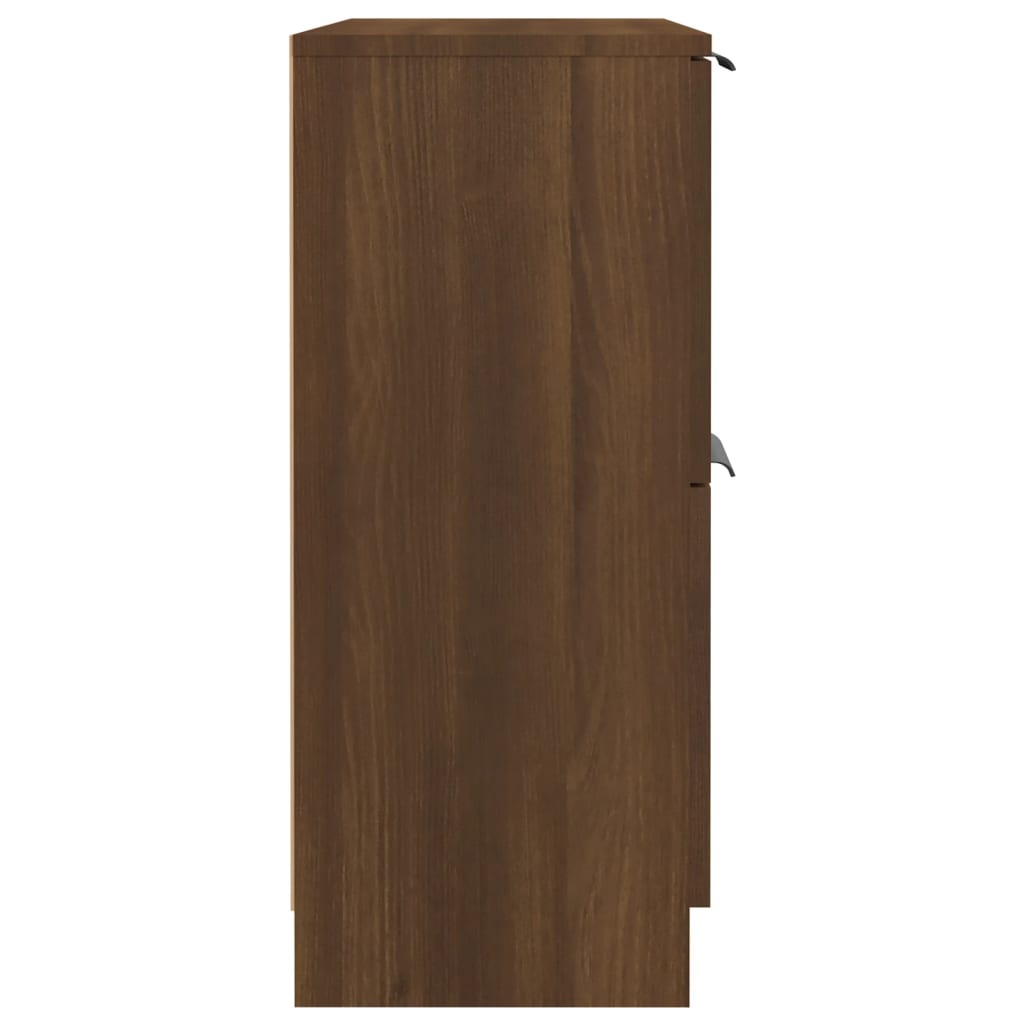 vidaXL skænk 60x30x70 cm konstrueret træ brun egetræsfarve