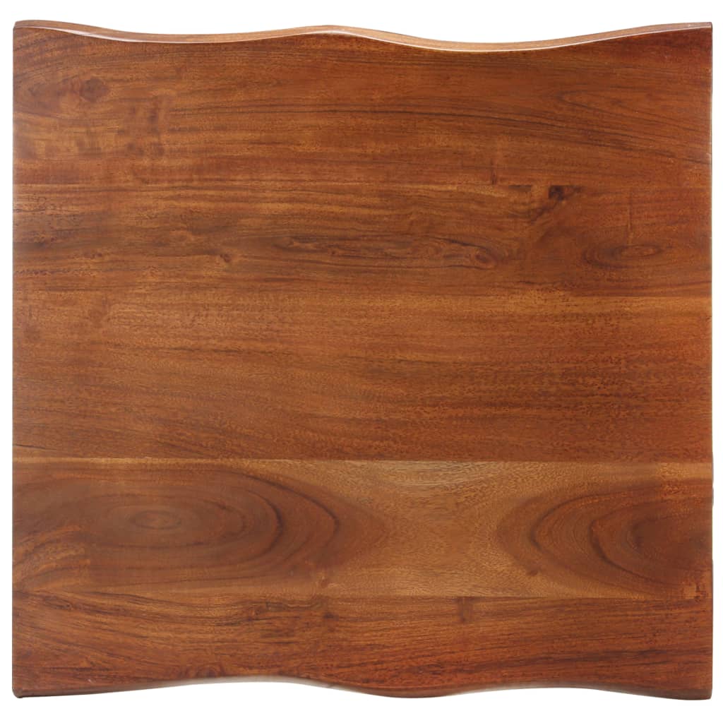 vidaXL sofabord med levende kanter 60x60x40 cm massivt akacietræ