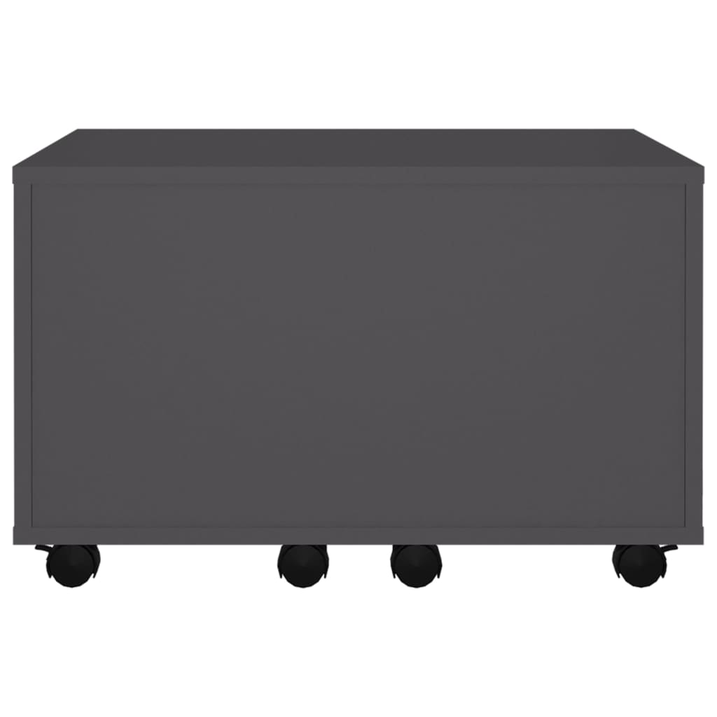 vidaXL sofabord 60x60x38 cm spånplade grå