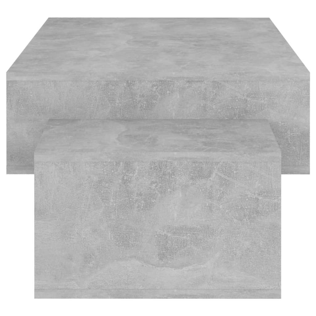 vidaXL sofabord 105x55x32 cm spånplade betongrå