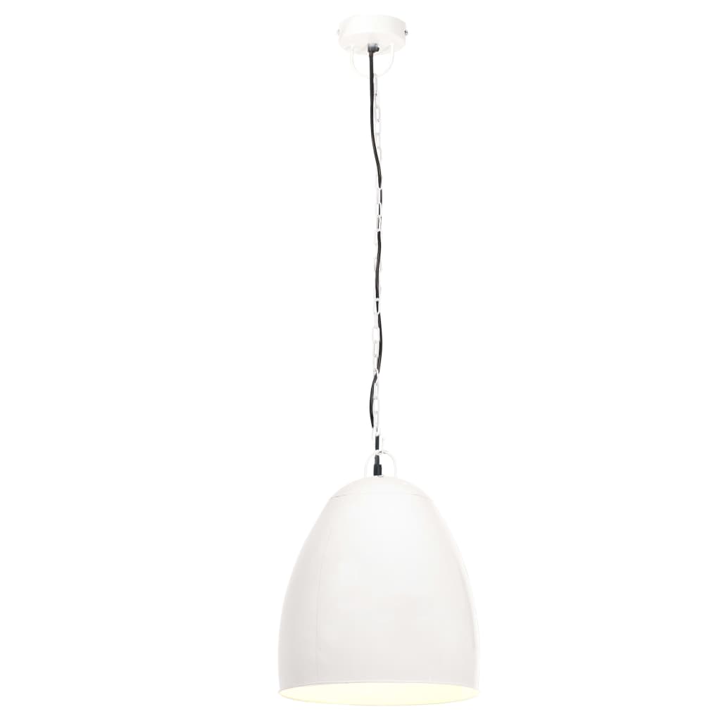 vidaXL industriel hængelampe 25 W rund 42 cm E27 hvid