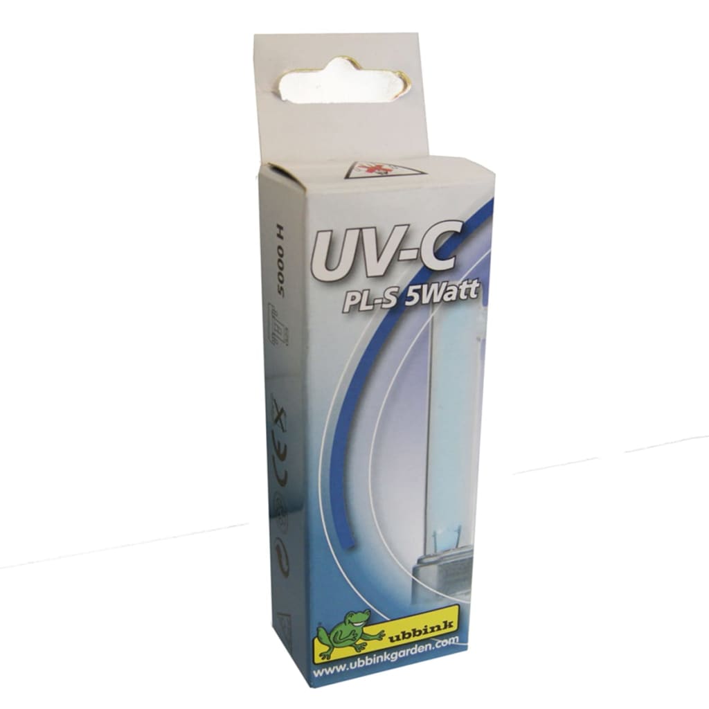 Ubbink UV-C udskiftningspære PL-S 5 W glas 1355109