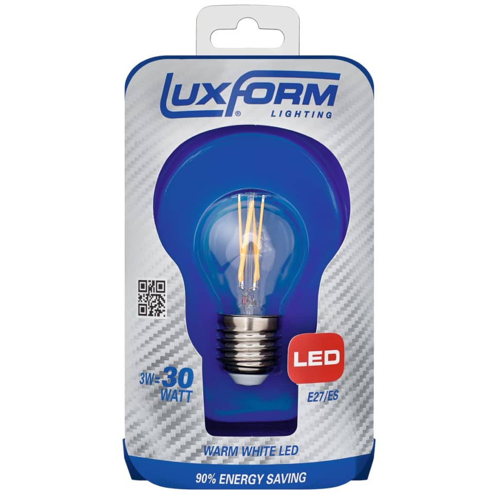 Luxform LED-pærer 4 stk. E27 230 V 2700 K