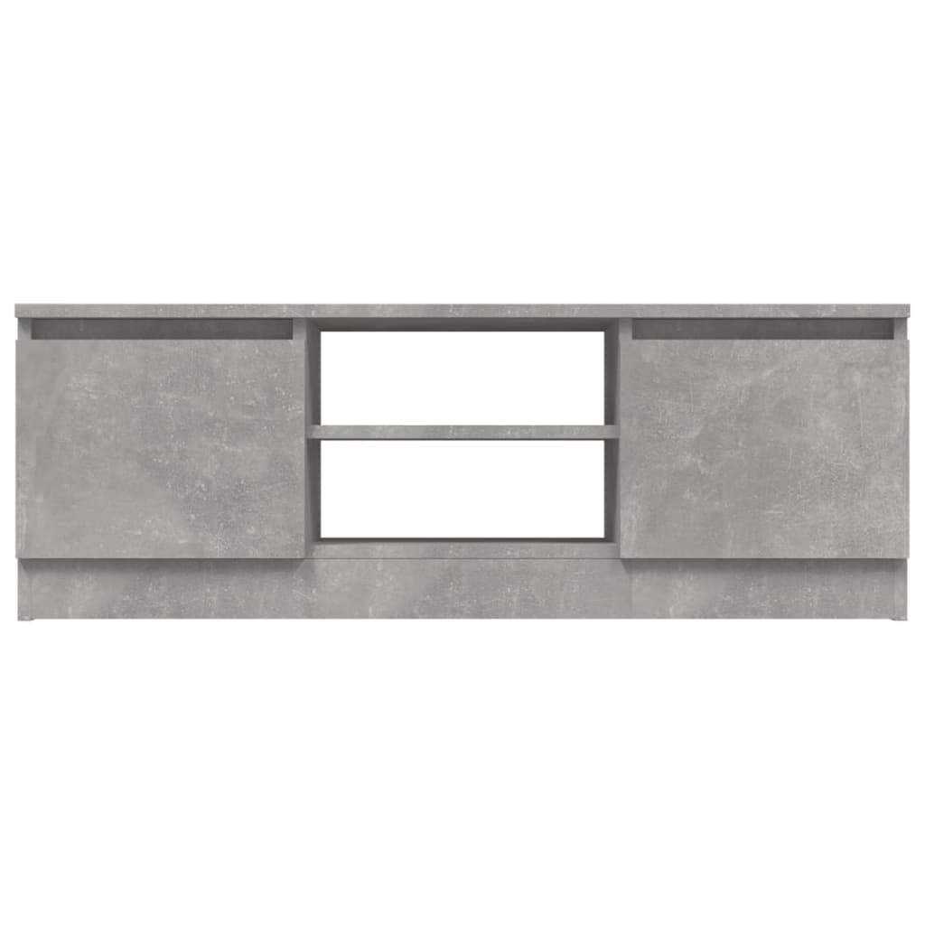 vidaXL tv-bord med låge 102x30x36 cm betongrå