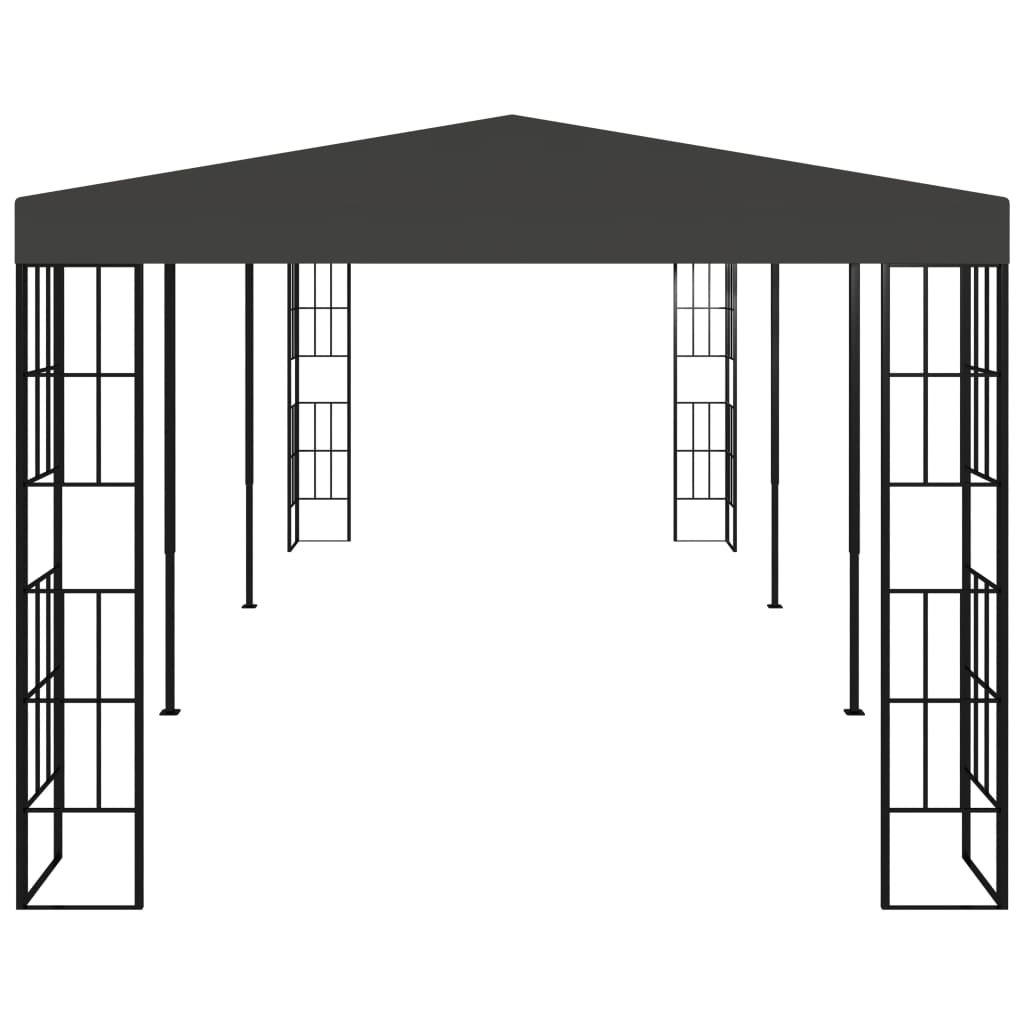 vidaXL pavillon 3x6 m antracitgrå