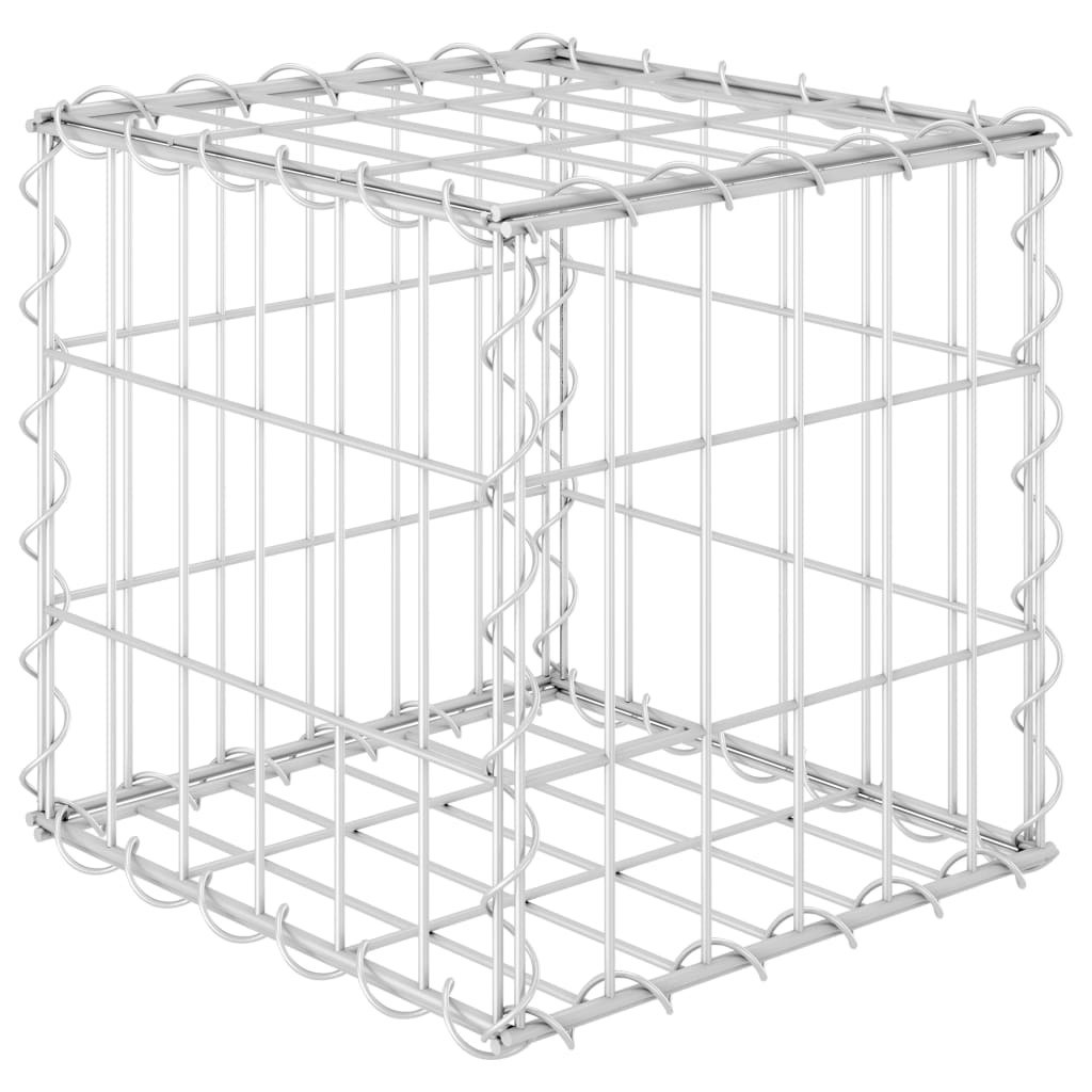 vidaXL gabion-højbed 30x30x30 cm kubeformet stål