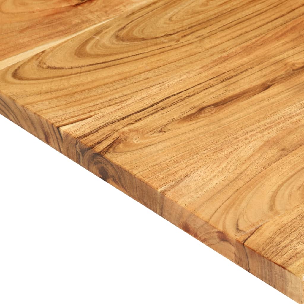 vidaXL bordplade til toiletbord 58x52x2,5 cm massivt akacietræ