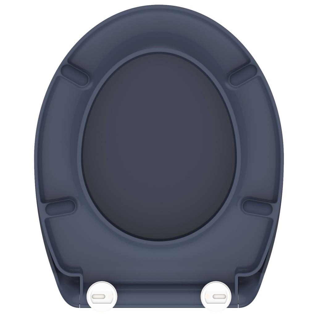 SCHÜTTE toiletsæde med soft close + quick release ANTHRAZIT duroplast
