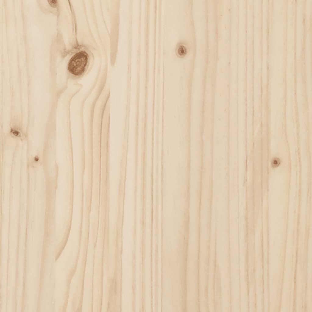 vidaXL sengestel 90x190 cm massivt fyrretræ grå