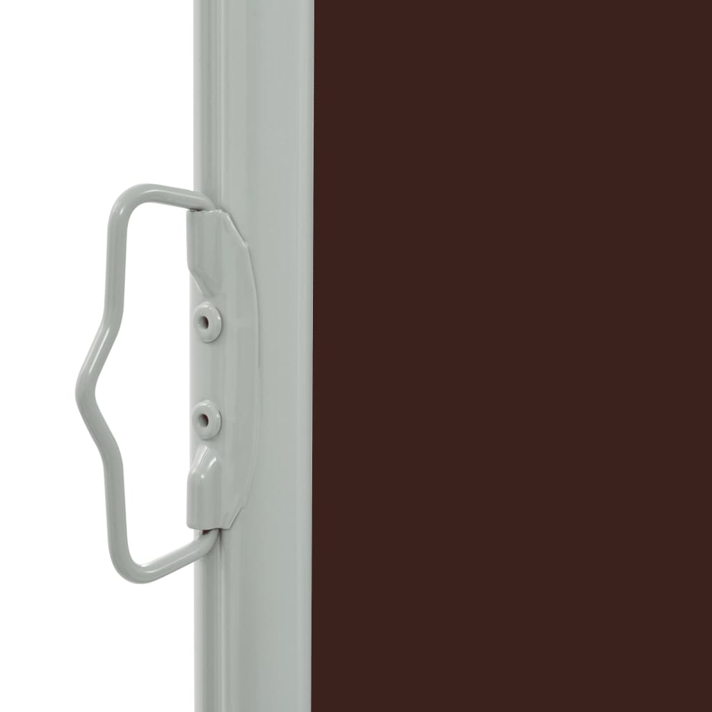 vidaXL sammenrullelig sidemarkise til terrassen 160 x 300 cm brun