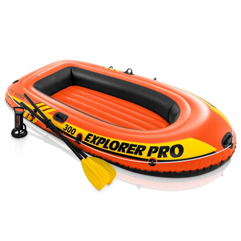 Intex Explorer Pro 300 Set gummibåd med padler og pumpe 58358NP