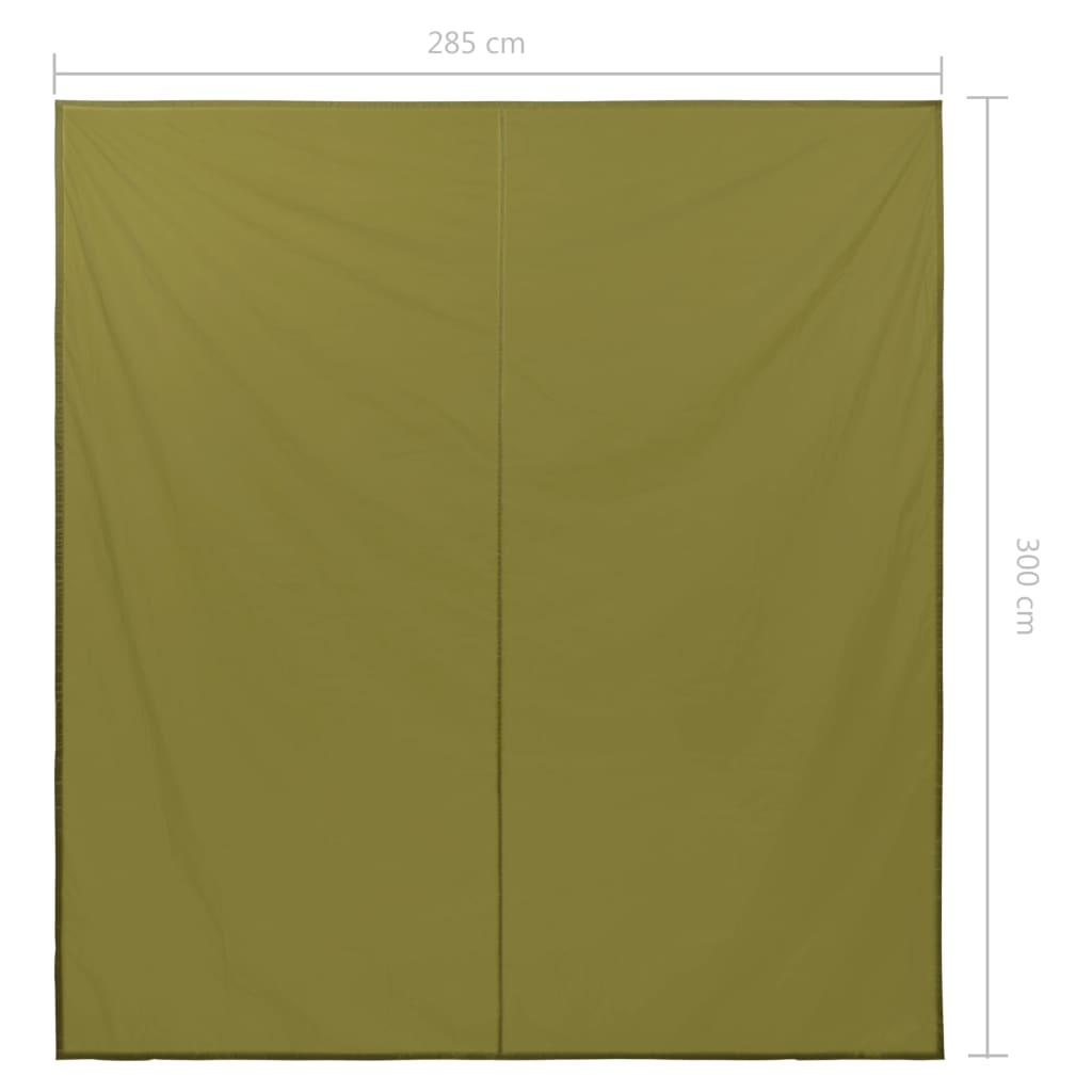 vidaXL udendørs presenning 3x2,85 m grøn