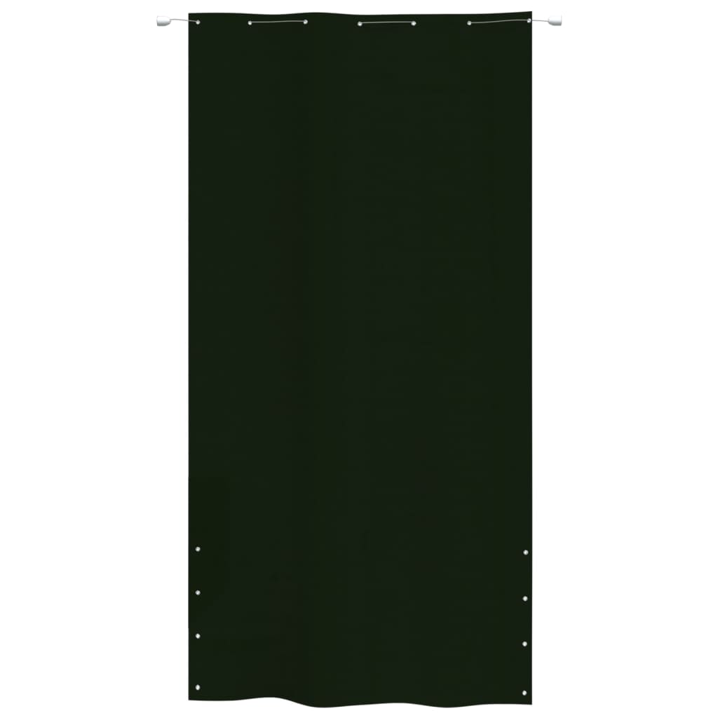 vidaXL altanafskærmning Oxfordstof 140x240 cm mørkegrøn