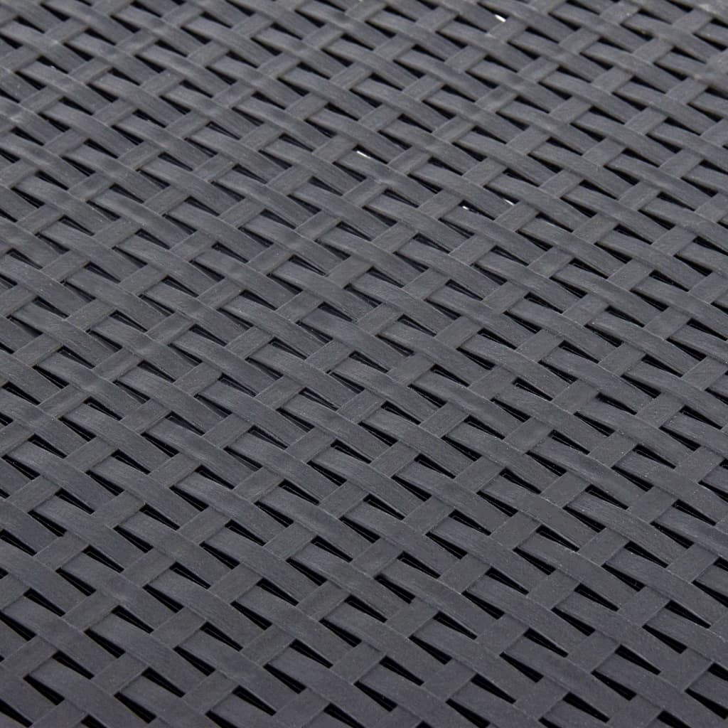 vidaXL sidebord 54 x 54 x 36,5 cm plastik antracitgrå