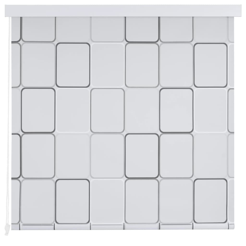 vidaXL rullegardin til badeværelse 160x240 cm firkanter