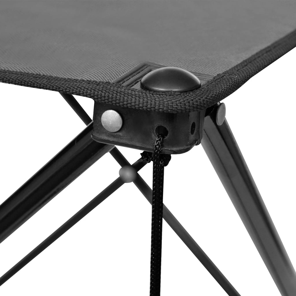 Sammenfoldeligt campingbord, grå