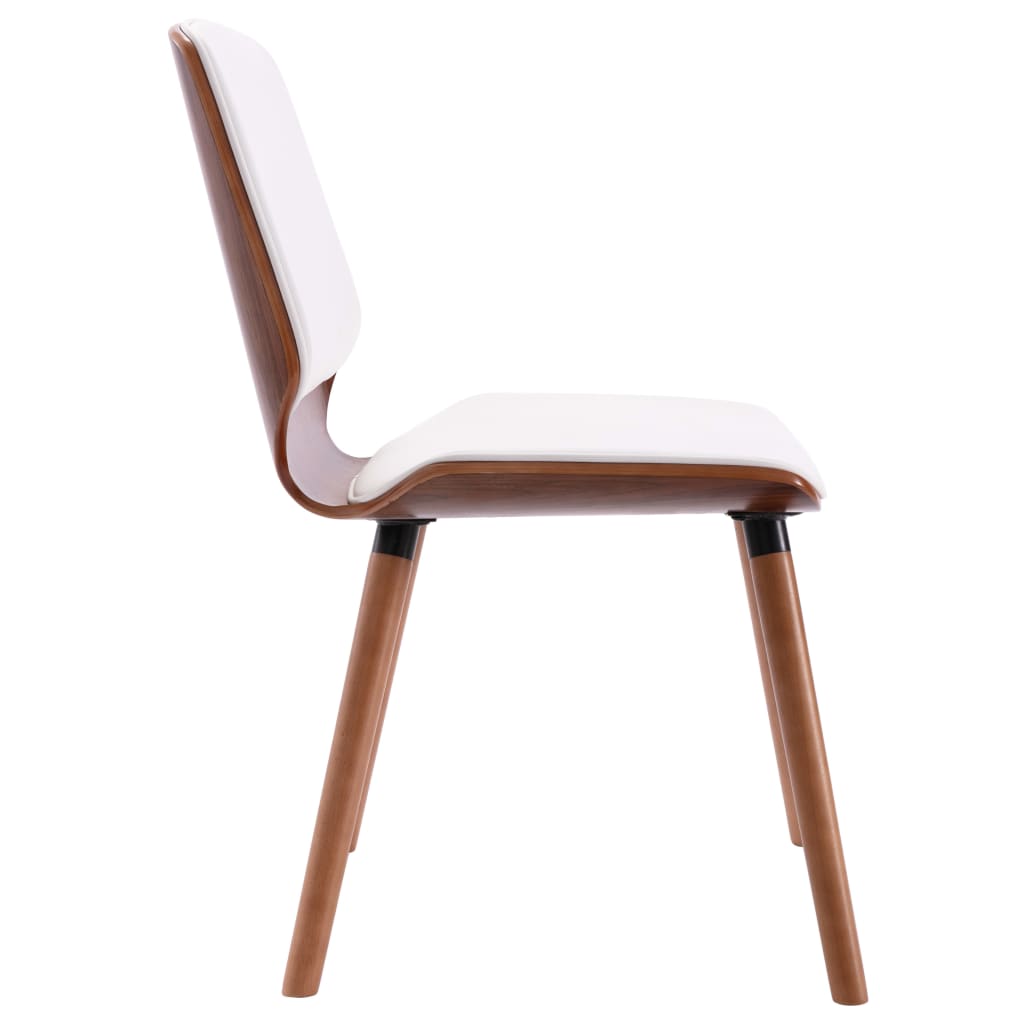 vidaXL spisebordsstole 6 stk. kunstlæder hvid