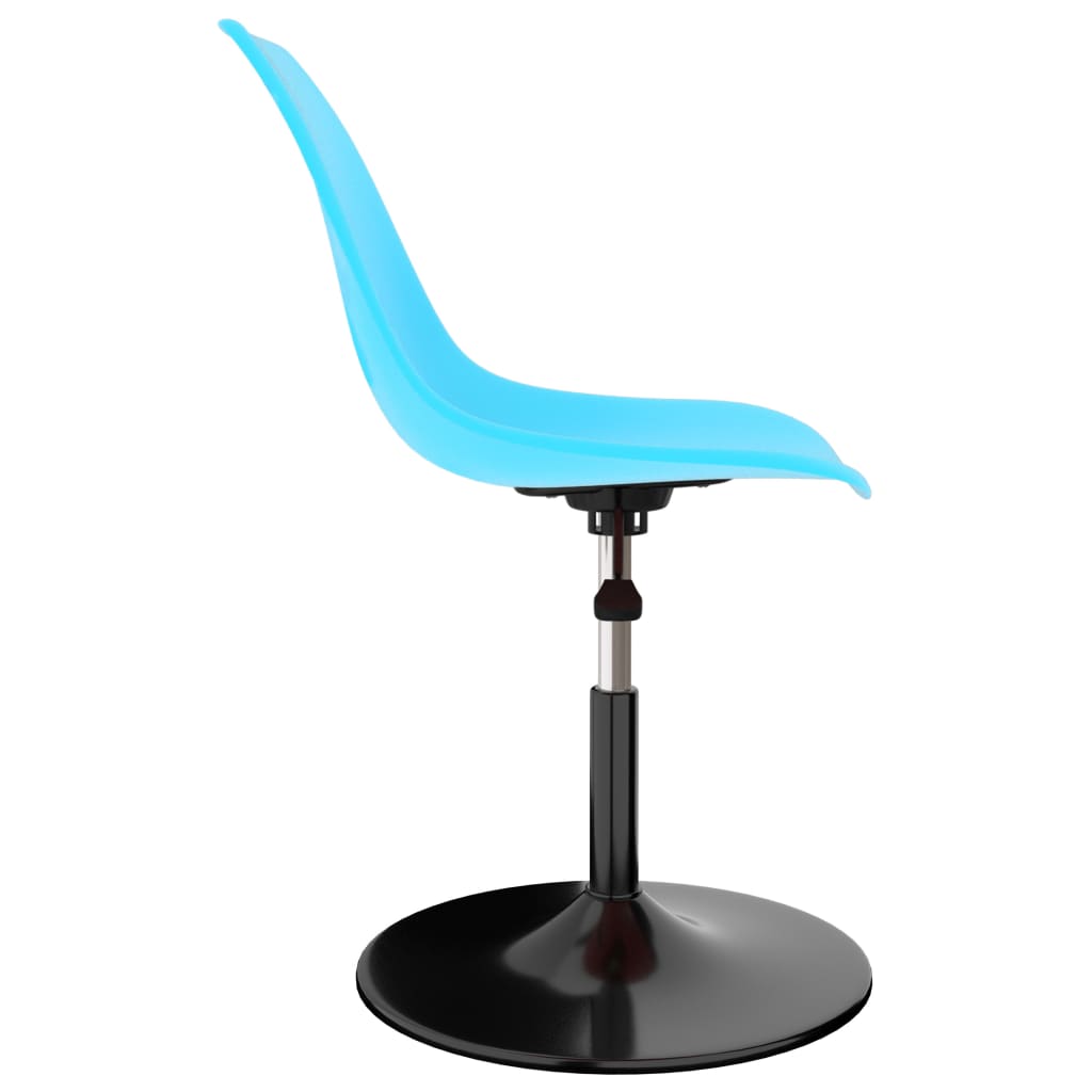 vidaXL drejelige spisebordsstole 2 stk. PP blå