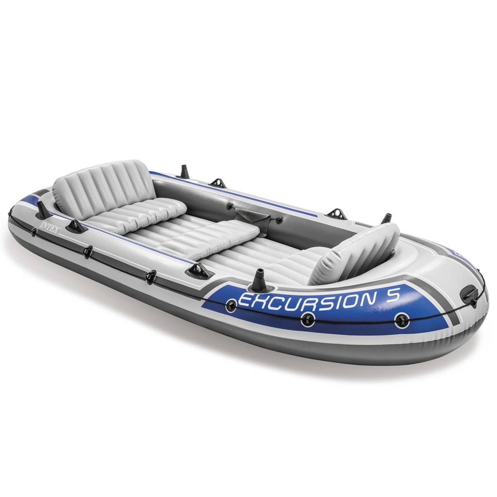 Intex Excursion 5 Set gummibåd med årer og pumpe 68325NP