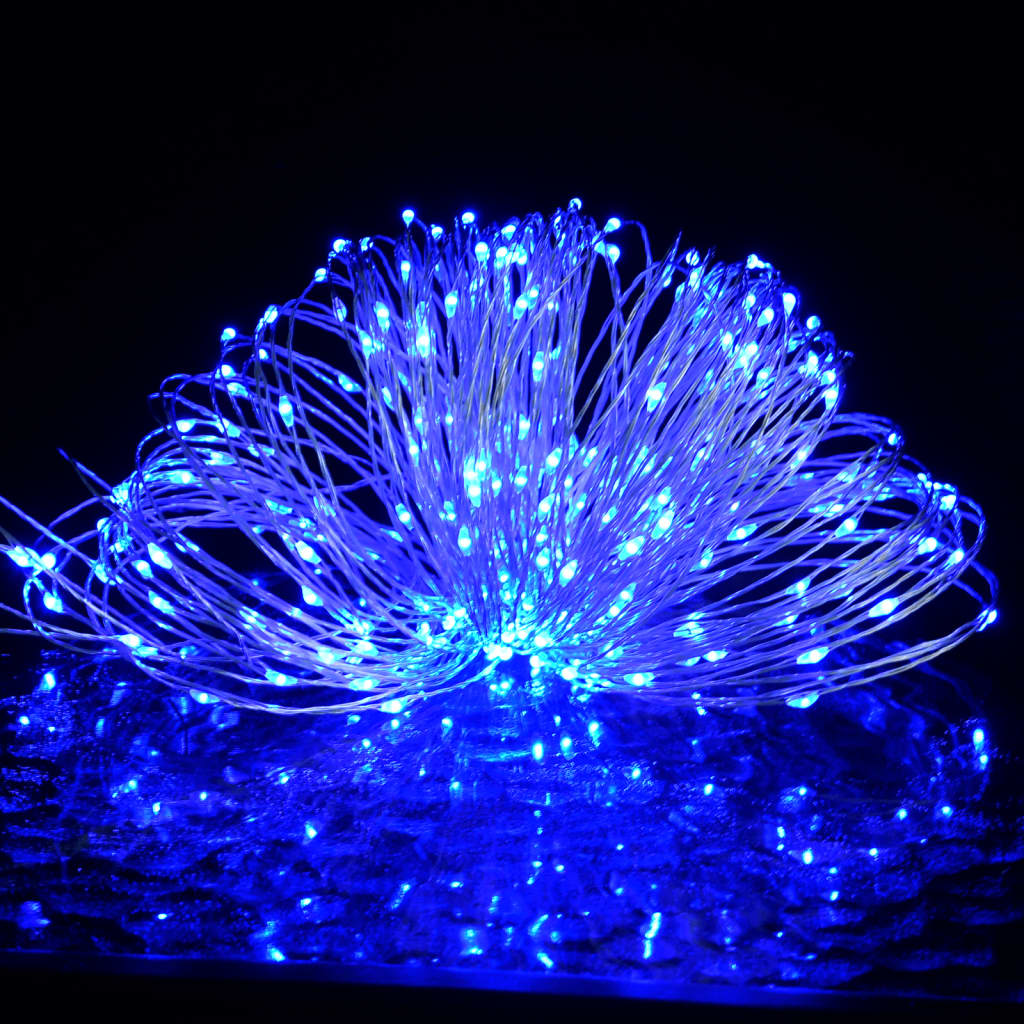 vidaXL LED-lyskæde med 300 LED'er 30 m blå