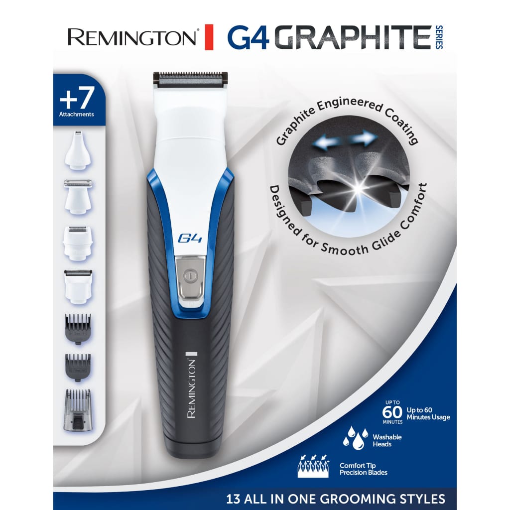 REMINGTON G4 Serie PG4000 multitrimmersæt til kroppen grafit