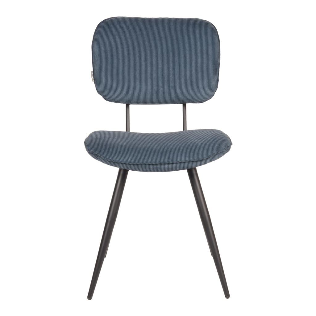 LABEL51 spisebordsstole 2 stk. Vic 49x60x87 cm blå