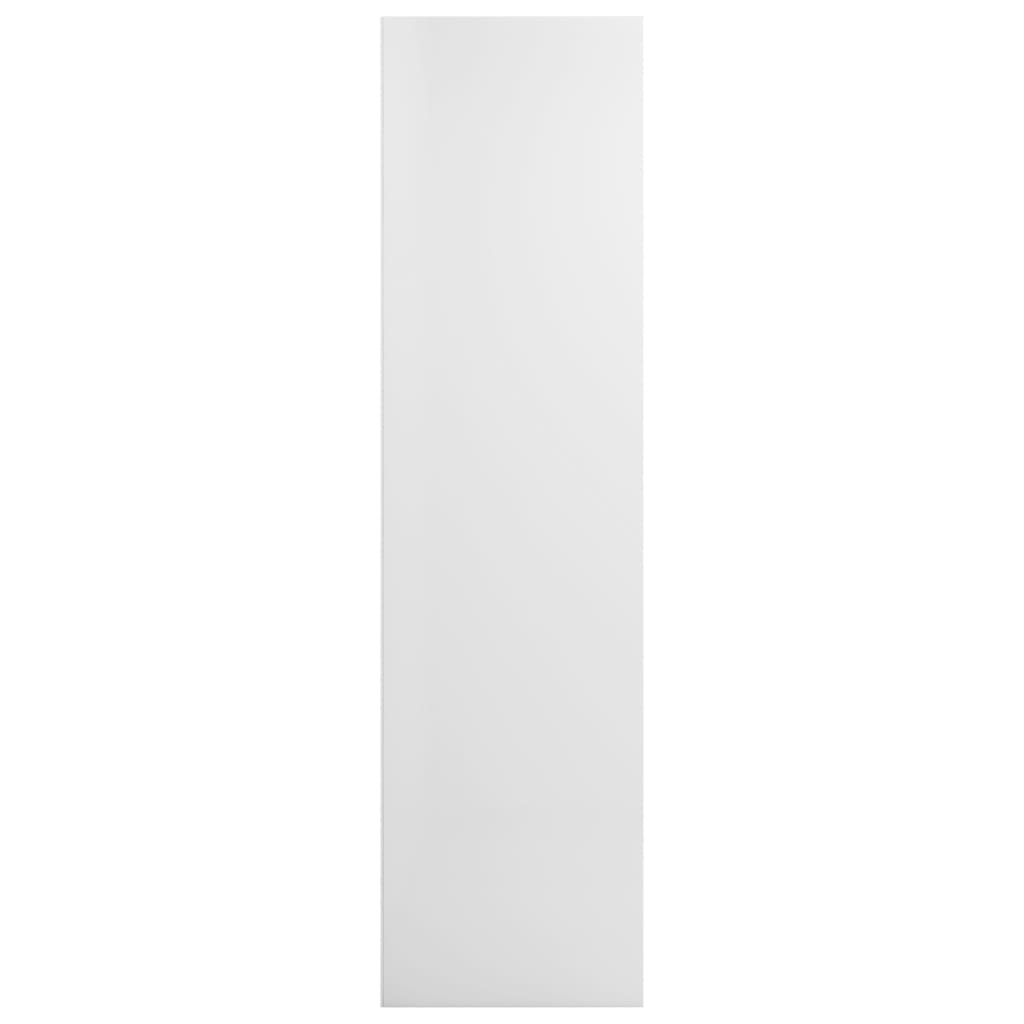 vidaXL bogreol/tv-bord 36x30x114 cm konstrueret træ hvid højglans