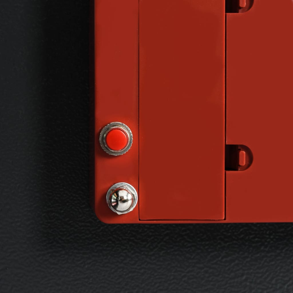 vidaXL sikkerhedsskab til nøgler grå 30 x 10 x 36,5 cm