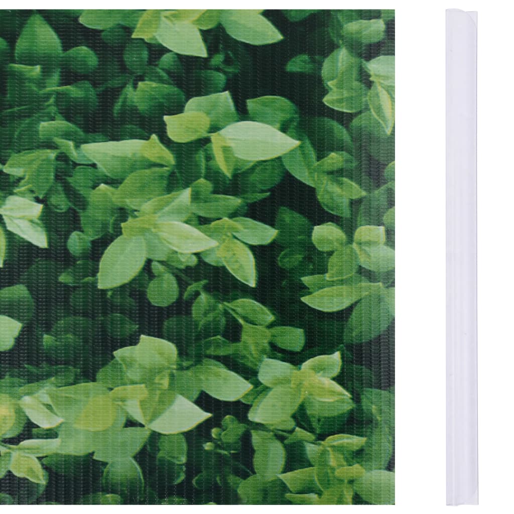 vidaXL haveskærm 35x0,19 m PVC grøn