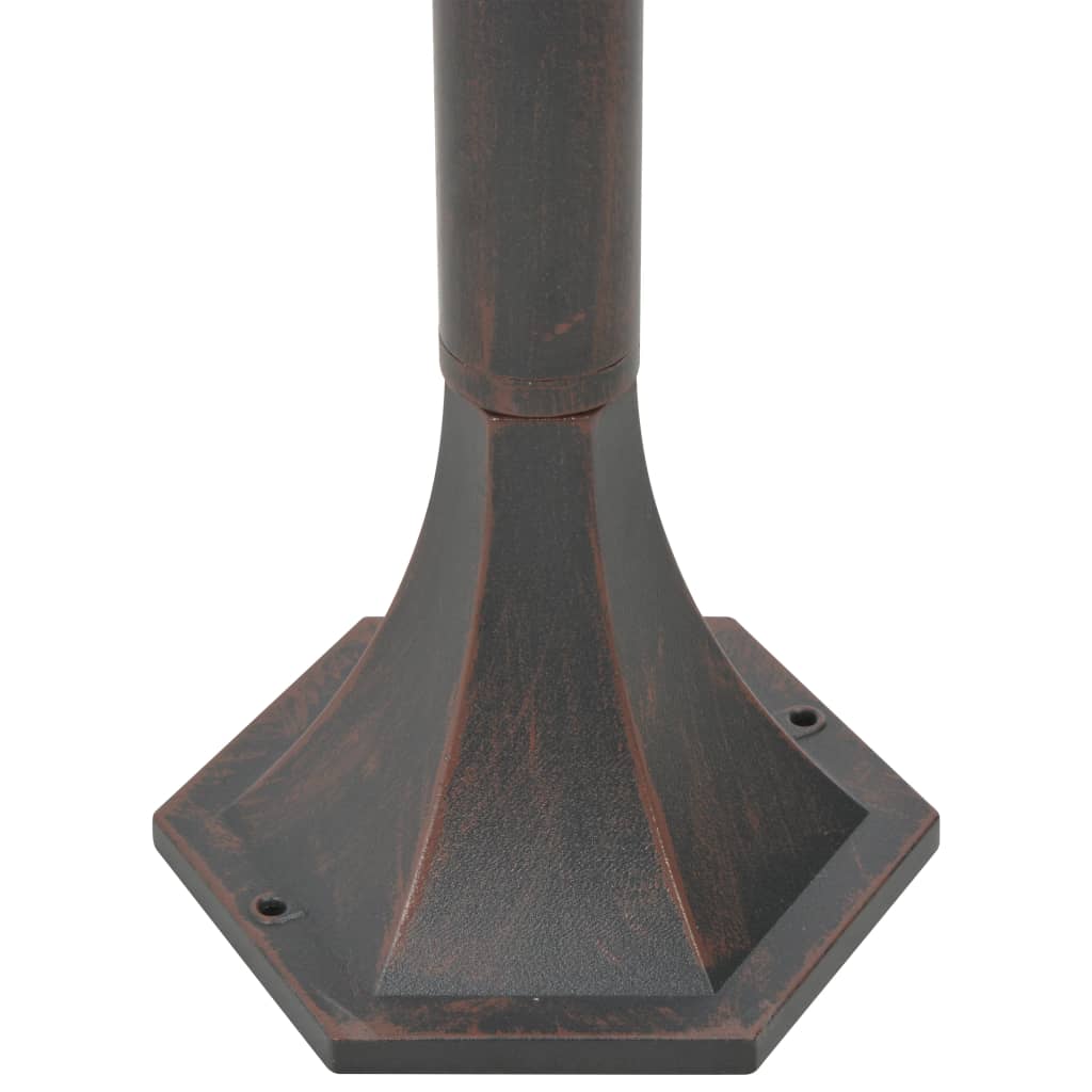 vidaXL havestolpelamper 6 stk. E27 110 cm aluminium bronzefarvet