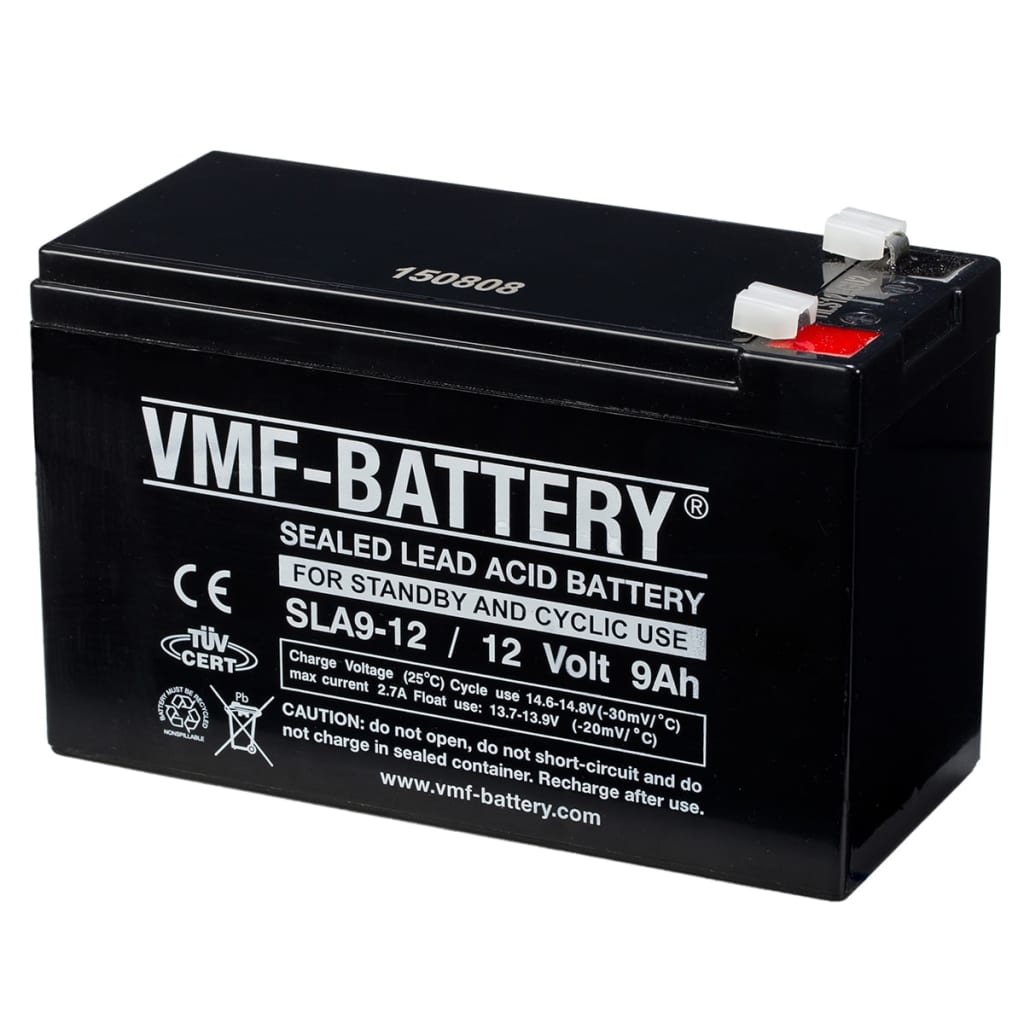 VMF AGM-batteri standby og cyklisk 12 V 9 Ah SLA9-12
