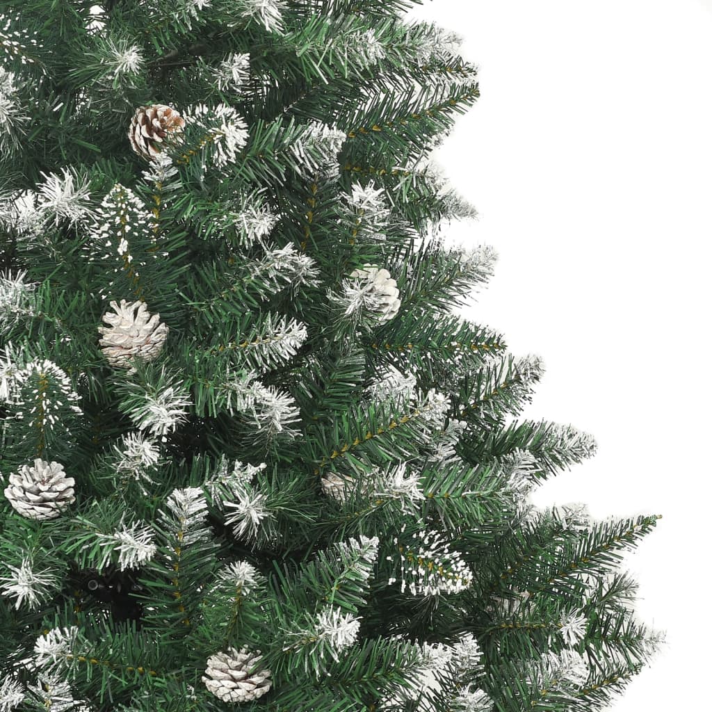 vidaXL kunstigt juletræ med juletræsfod 120 cm PVC