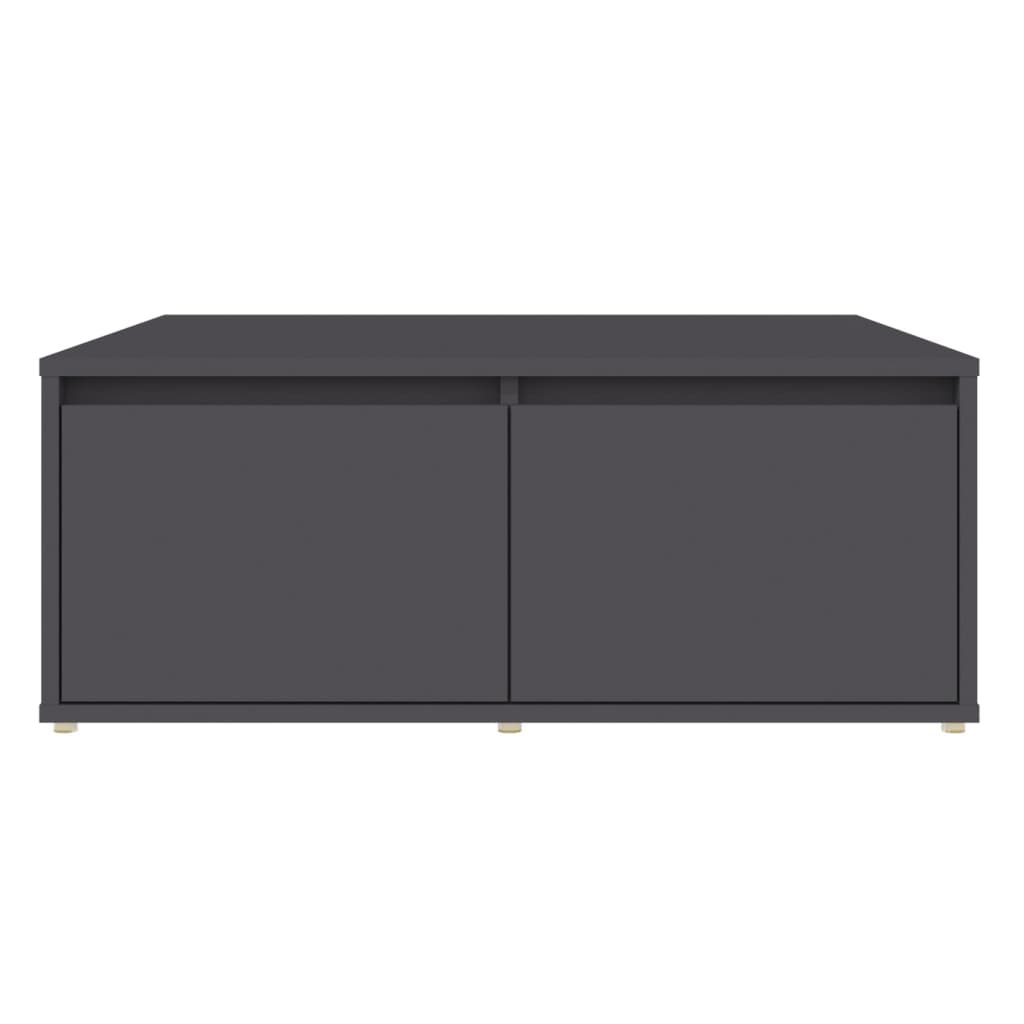 vidaXL sofabord 80x80x31 cm spånplade grå