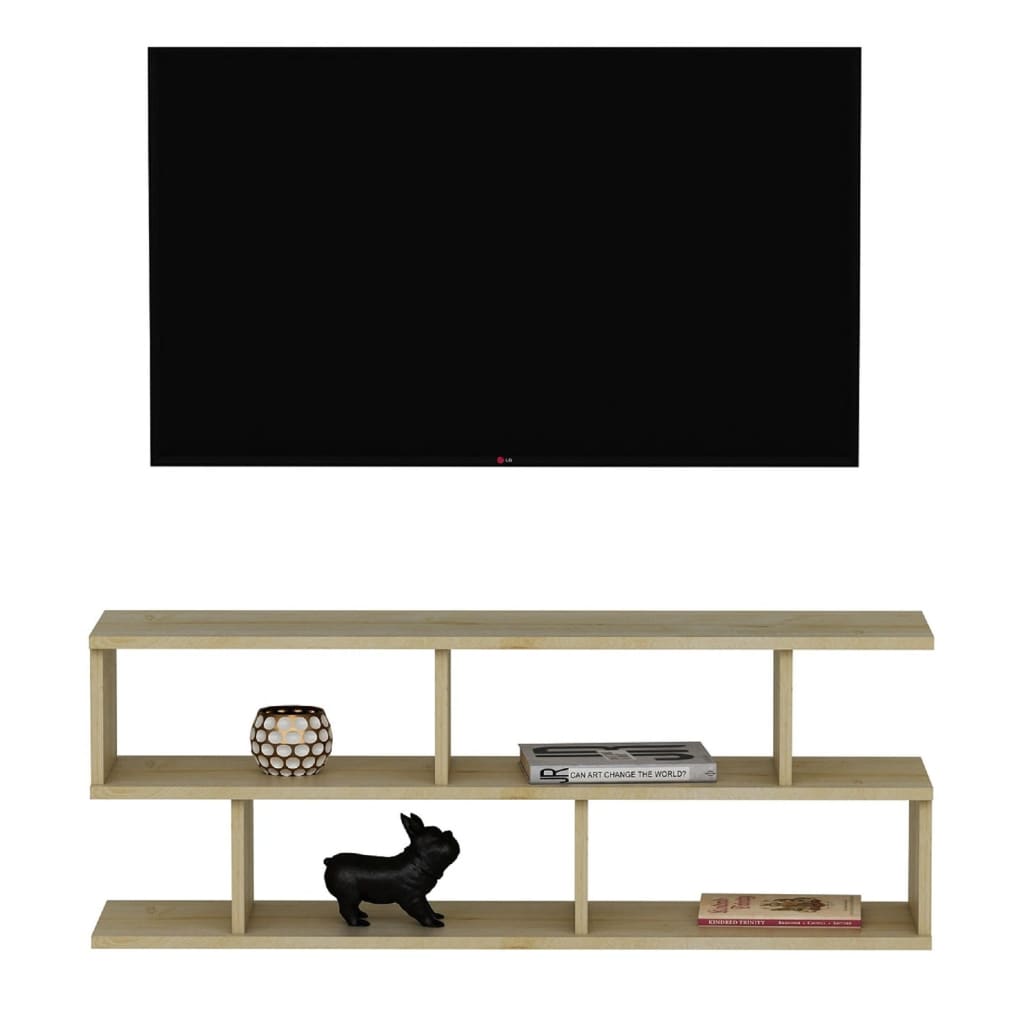 Homemania tv-bord Su 120x29,6x45 cm egetræsfarvet