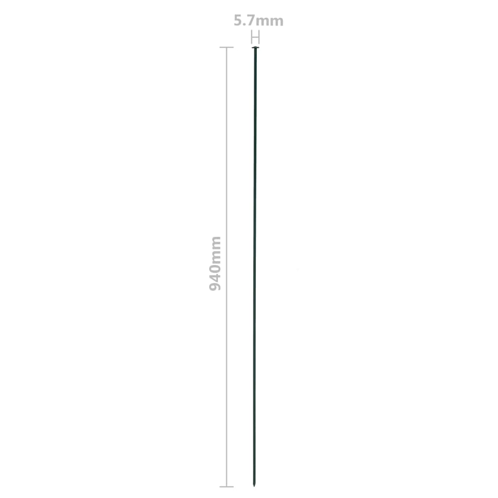 vidaXL buet havehegnssæt 77,5x64 cm grøn