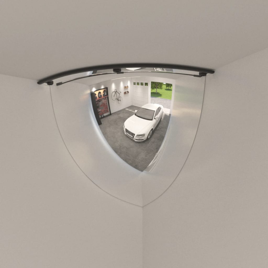 vidaXL kvarte kuppelspejle 2 stk. Ø80 cm akryl
