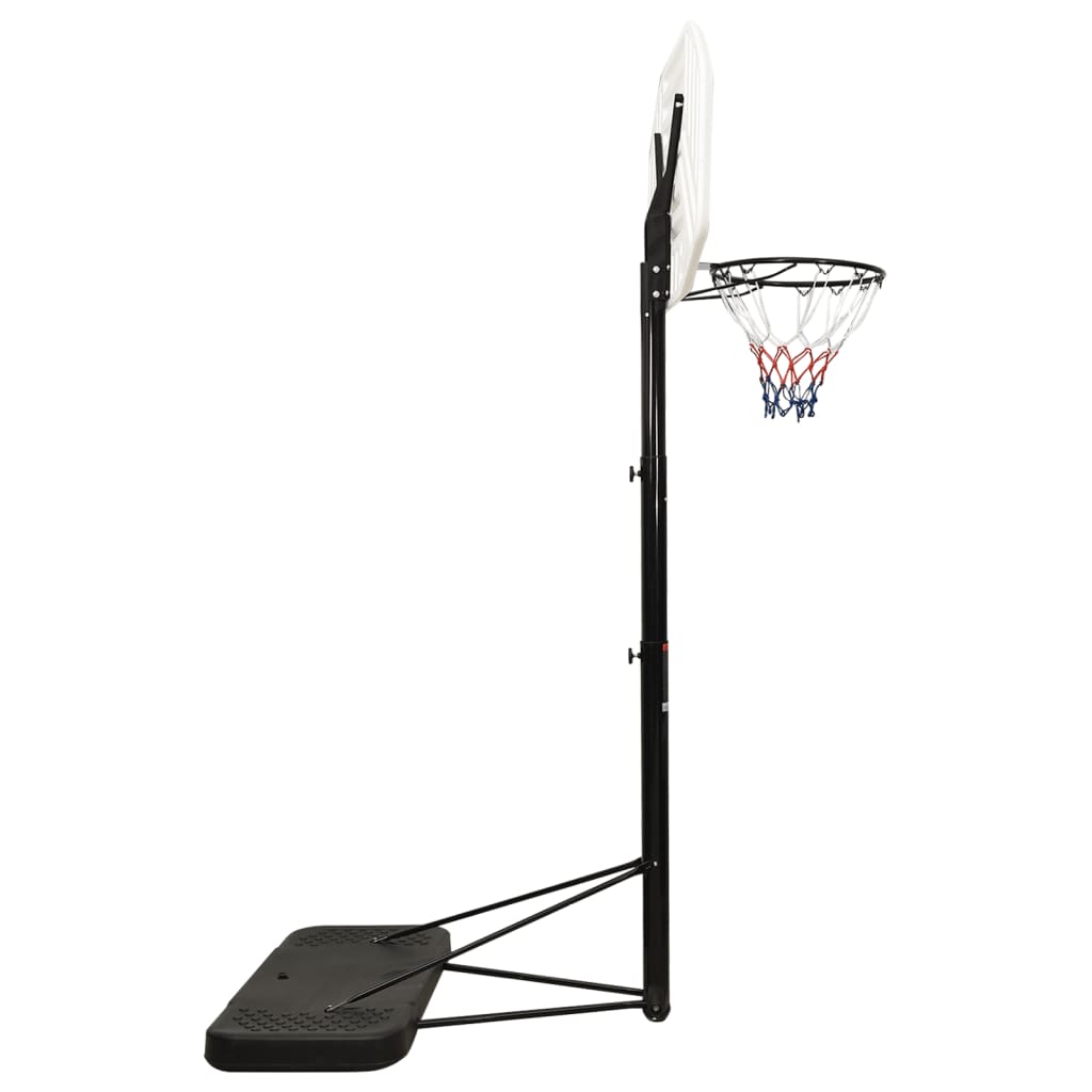 vidaXL basketballstativ 258-363 cm polyethylen hvid