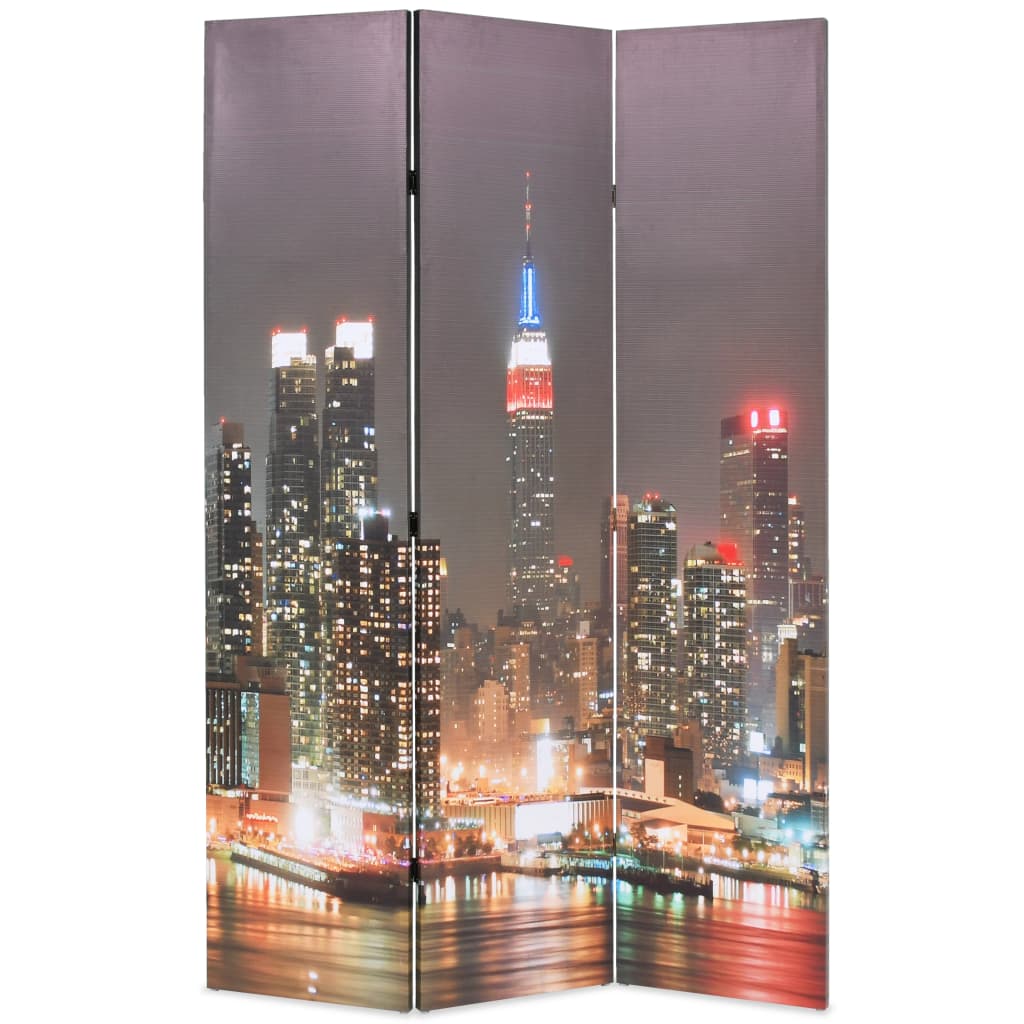 vidaXL foldbar rumdeler 120 x 170 cm New York by Night