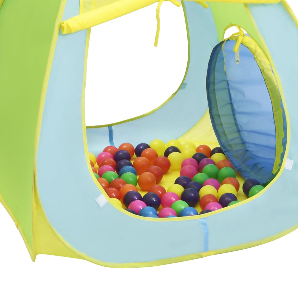 vidaXL legetelt til børn med 100 bolde flerfarvet