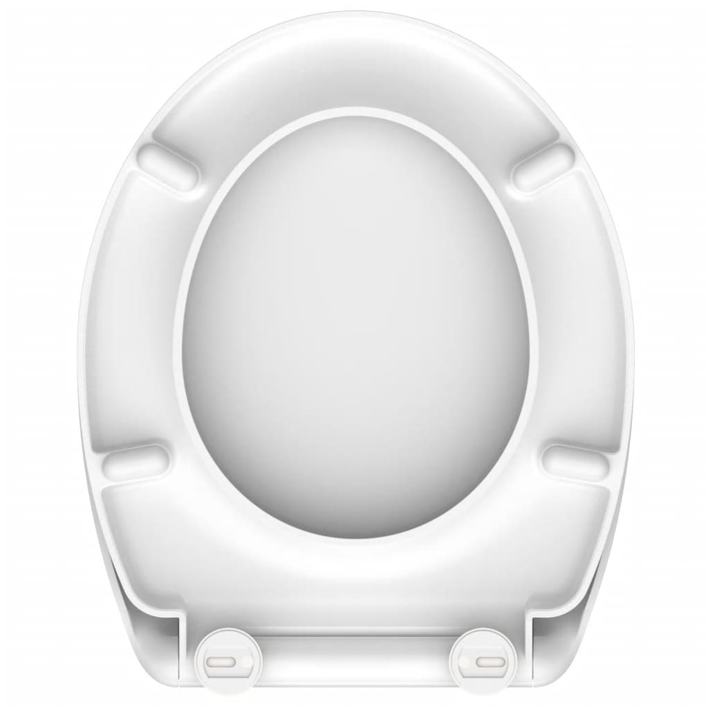 SCHÜTTE toiletsæde WHITE duroplast