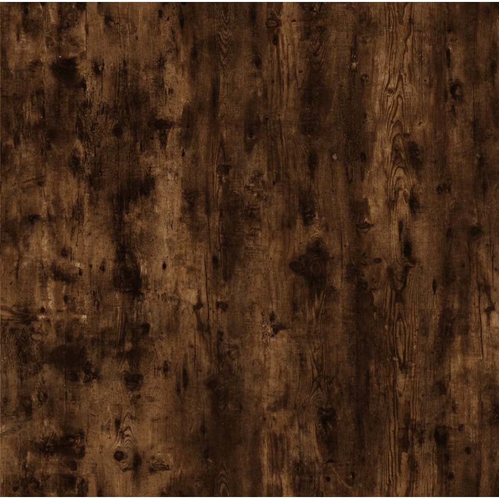 vidaXL sengebord 57x55x36 cm konstrueret træ røget egetræsfarve