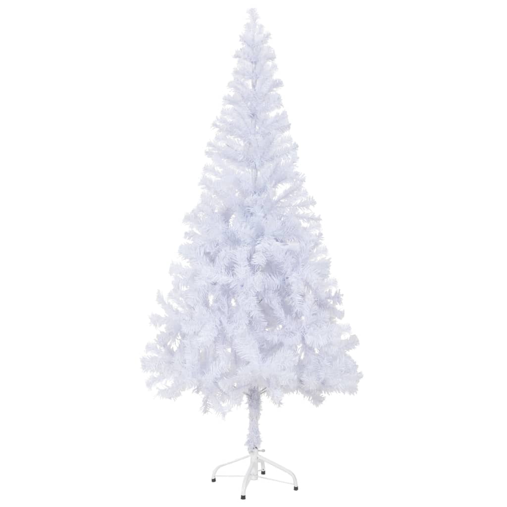 vidaXL kunstigt juletræ med lys og kuglesæt 180 cm 620 grene