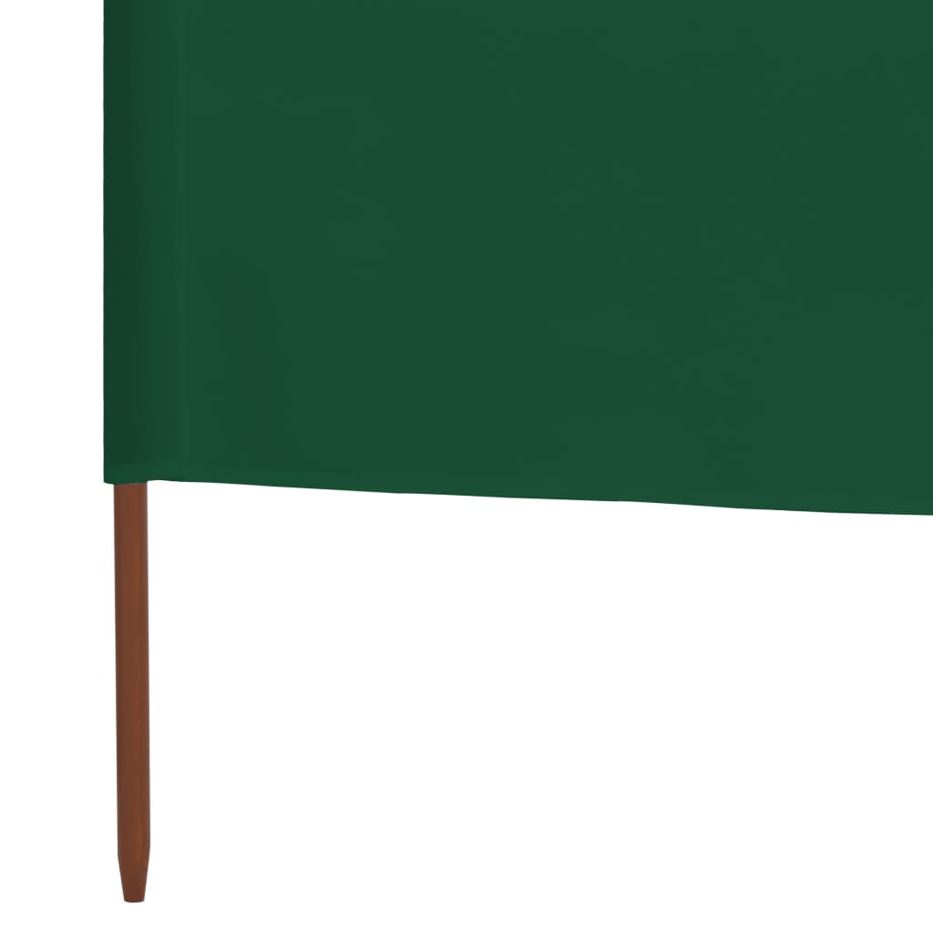 vidaXL 3-panels læsejl 400x160 cm stof grøn