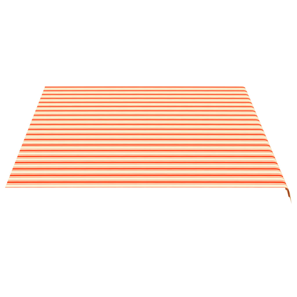 vidaXL udskiftningsdug til markise 4,5x3,5 m gul og orange