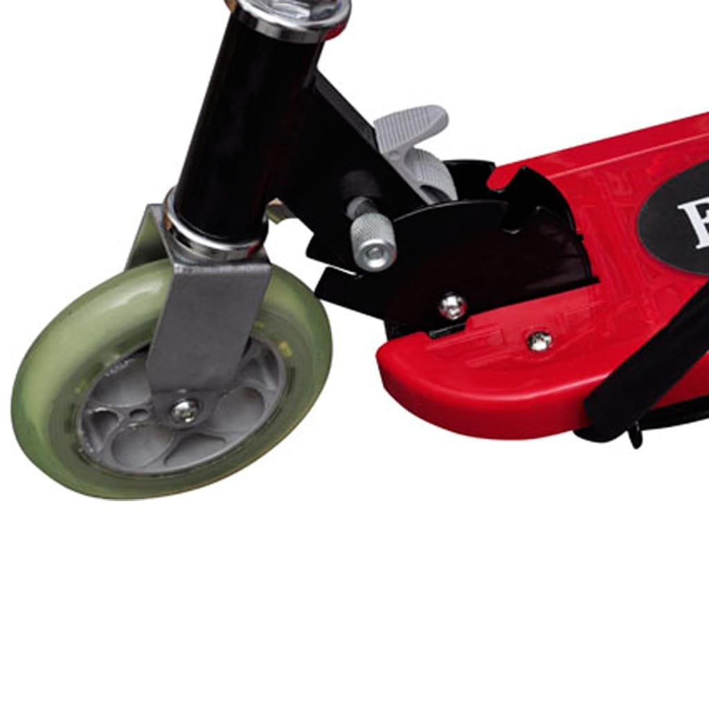 vidaXL elektrisk løbehjul med sæde 120 W rød